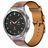 Mobigear Loop Nylon Smartwatch Armband Dornschließe - 22-mm-Universalanschluss - Braun