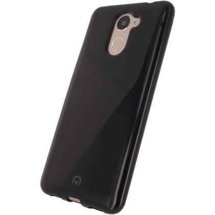 Mobilize Gelly Huawei Y7 (2017) Hülle Flexibles TPU Backcover - Schwarz