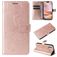 Mobigear Butterfly iPhone 16 Plus Hülle Klapphülle Geldbörse - Roségold