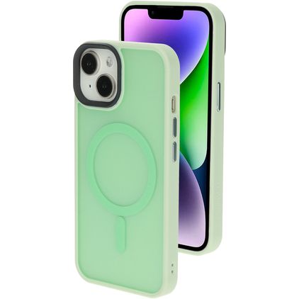 Mobiparts Hardcover iPhone 14 Plus MagSafe Hülle Hardcase Backcover - Grün