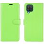 Mobigear Classic Samsung Galaxy A12 Klapphülle Portemonnaie - Grün