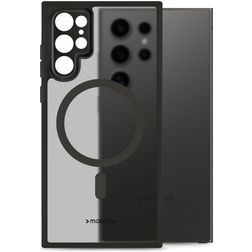 Mobilize Hybrid Samsung Galaxy S24 Ultra MagSafe Hülle Hardcase Backcover Stoßfest - Schwarz
