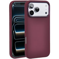 Valenta Silk iPhone 18 Pro Silikon MagSafe Backcover Shockproof - Cherry