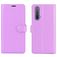 Mobigear Classic Realme X50 Hülle Klapphülle Geldbörse - Lila