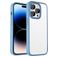 Mobigear Crystal iPhone 14 Pro Max Hülle Hardcase Backcover Stoßfest - Transparent / Blau
