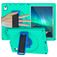 Mobigear Ruggedized iPad 10 (2022) Hülle EVA Schaum Backcover + Ständer - Grün