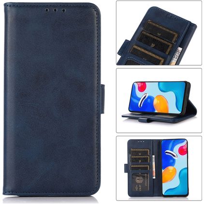 Mobigear Wallet Realme 9 5G Hülle Klapphülle Geldbörse - Blau