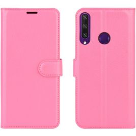 Mobigear Classic Huawei Y6p Hülle Klapphülle Geldbörse - Magenta