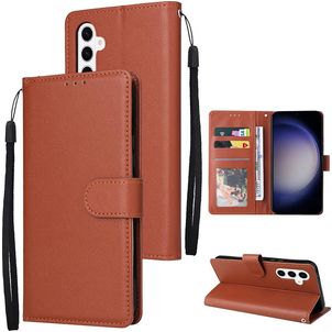 Mobigear Wallet Samsung Galaxy S26 Plus Hülle Klapphülle Geldbörse - Braun