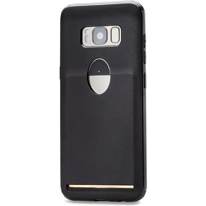 Xccess Matt Card Samsung Galaxy S8 Hülle Flexibles TPU Backcover - Schwarz
