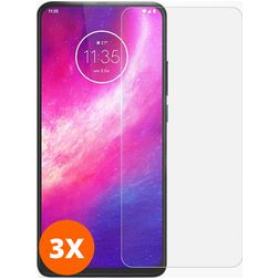 Mobigear Motorola One Hyper Panzerglas Gehärtetes Glas Displayschutz - Hüllenfreundlich (3er Pack)