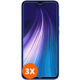 Mobigear Xiaomi Redmi Note 8 Panzerglas Gehärtetes Glas Displayschutz - Hüllenfreundlich (3er Pack)