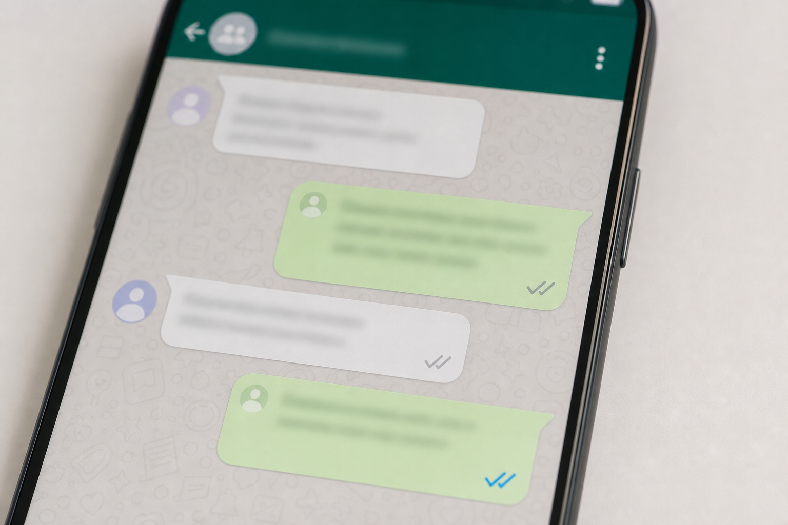 Wie funktionieren Häkchen in einer WhatsApp-Gruppe?
