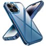 Mobigear Crystal iPhone 14 Pro Max Hülle Hardcase Backcover - Blau
