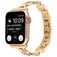 Mobigear Paris Edelstahl Apple Watch Armband Faltschließe - 42/41/40/38 mm - Gold