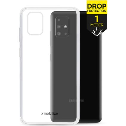 Mobilize Naked Protection Durchsichtig Samsung Galaxy A51 Hülle Hardcase Backcover Stoßfest - Transparent