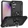 Mobigear Armor Ring Samsung Galaxy S23 FE Hülle Hardcase Backcover Stoßfest mit Ringhalter - Schwarz