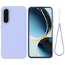 Mobigear Rubber Touch Samsung Galaxy A37 Silikon Hülle Backcover - Lila