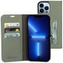 Mobiparts Classic Wallet iPhone 13 Pro Max Klapphülle Portemonnaie - Stone Green
