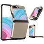 Mobigear Non-slip Armor Samsung Galaxy Z Flip 5 Hülle Hardcase Backcover Stoßfest - Gold