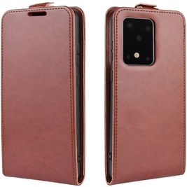 Mobigear Samsung Galaxy S20 Ultra Hülle Flipcase - Braun
