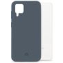 Mobilize Rubber Gelly Samsung Galaxy A12 Hülle Flexibles TPU Backcover - Matt Blue