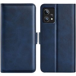 Mobigear Slim Magnet Realme 9 Pro Plus Hülle Klapphülle Geldbörse - Blau