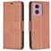Mobigear Excellent Motorola Moto G24 Hülle Klapphülle Geldbörse - Braun
