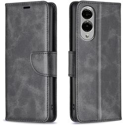 Mobigear Excellent Samsung Galaxy S25 Edge Hülle Klapphülle Geldbörse - Schwarz