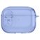 Mobigear Crystal Clip Apple AirPods Pro 1 Hardcase Hülle - Blau