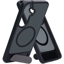 Mobiparts Hardcover Samsung Galaxy S26 MagSafe Hülle Hardcase Backcover mit Ständer - Satin Black