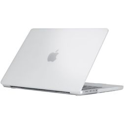 Mobigear Glossy MacBook Pro 14 Zoll (2021-2026) Hardcase Hülle MacBook Case - Transparent - Model A2442 / A2779 / A2918 / A2992 / A3401 / A3112 / A3434 / A3427 / A3426