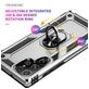 Mobigear Armor Ring Samsung Galaxy S23 Ultra Hülle Hardcase Backcover Stoßfest mit Ringhalter - Silber