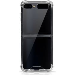 Mobigear Cushion Transparent Samsung Galaxy Z Flip TPU (flexibel) Backcover Shockproof - Transparent