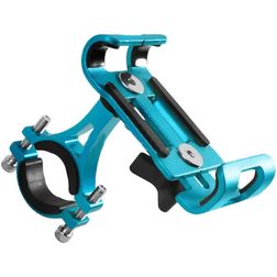 Mobigear Alloy Fixing Fahrradhalterung / Motorradhalterung Lenkerhalterung Klemme Universal OnePlus Nord CE5 - Blau