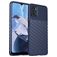 Mobigear Groove Motorola Moto E22 Hülle Flexibles TPU Backcover - Blau