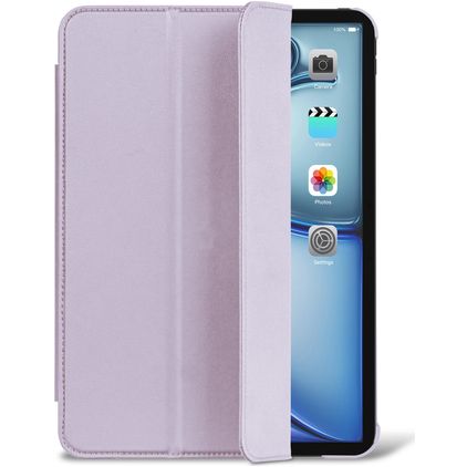Decoded Textured Slim iPad Air 5 (2022) Hülle Flexibles Silikon Klapphülle - Lavendel