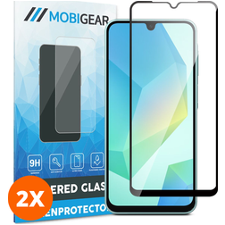 Mobigear Premium Samsung Galaxy A17 Panzerglas Gehärtetes Glas Displayschutz - Hüllenfreundlich - Schwarz (2er Pack)
