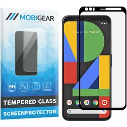 Mobigear Premium Google Pixel 4 Panzerglas Gehärtetes Glas Displayschutz - Hüllenfreundlich - Schwarz