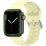 Mobigear Bumpy Silikon Apple Watch Armband Dornschließe - 49/46/45/44 mm - Gelb