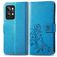 Mobigear Clover Realme GT2 Pro Hülle Klapphülle Geldbörse - Blau