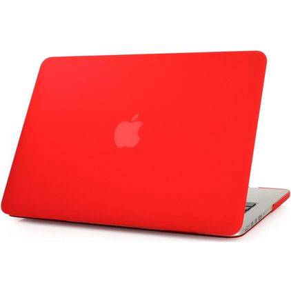 Mobigear Matte MacBook Pro 13 Zoll (2012-2015) Hardcase Hülle MacBook Case - Rot - Model A1425 / A1502