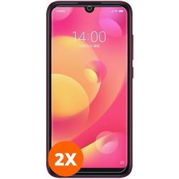 Mobigear Xiaomi Mi Play Panzerglas Gehärtetes Glas Displayschutz - Hüllenfreundlich (2er Pack)