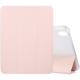 Mobigear Tri-Fold Gel iPad 10 (2022) Hülle TPU,Kunstleder Klapphülle + Stifthalter - Pink