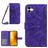 Mobigear Sunflower Samsung Galaxy A05 Hülle Klapphülle Geldbörse - Lila