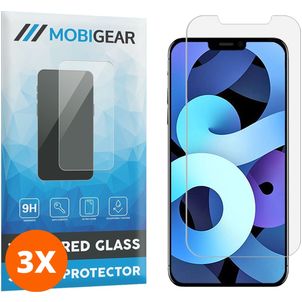 Mobigear iPhone 12 Pro Panzerglas Gehärtetes Glas Displayschutz - Hüllenfreundlich (3er Pack)