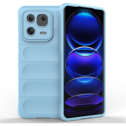 Mobigear Bumpy Xiaomi 13 Pro Hülle Flexibles TPU Backcover - Blau