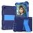 Mobigear ShieldStand Samsung Galaxy Tab A7 Lite Hülle Kunststoff,Silikon Backcover + Ständer - Blau