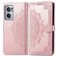 Mobigear Mandala OnePlus Nord CE 2 Hülle Klapphülle Geldbörse - Roségold