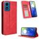Mobigear Sensation Motorola Moto G04 Hülle Klapphülle Geldbörse - Rot